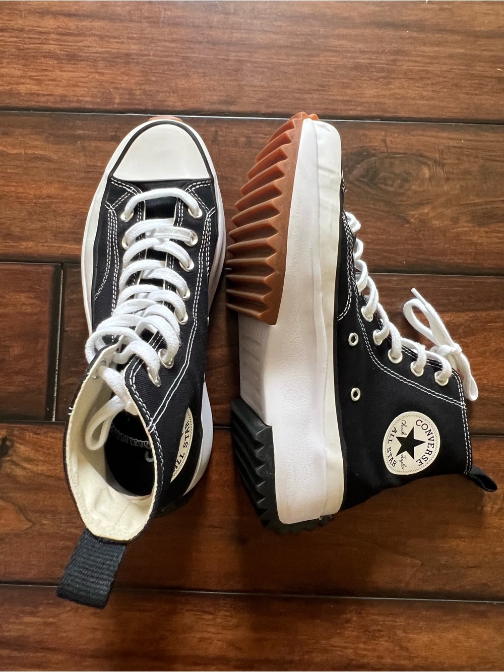 Converse Run Star Hike Platform High Top Black Mens 7.5 / Womens 9